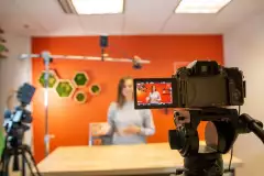 Videoaufzeichnung von Lehrperson